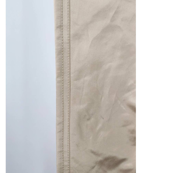 NEW NWT Max Mara Silk Trouser Pants Size 14 Gold Tan Designer Made In‎ Italy - Picture 4 of 16